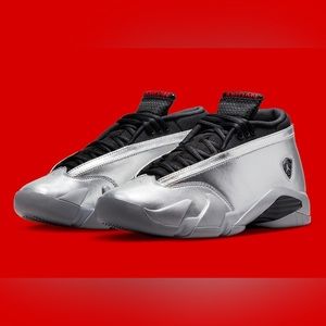 Sz 8 retro 14s silver Nwb